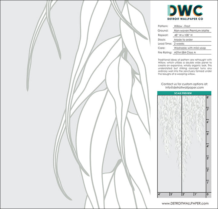 Willow - Frost <br> Wallpaper