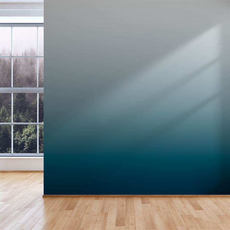 2 Color Ombré - Water - Trendy Custom Wallpaper | Contemporary Wallpaper Designs | The Detroit Wallpaper Co.