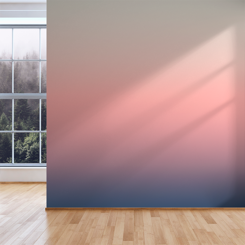 3 Color Ombré - Horizon - Trendy Custom Wallpaper | Contemporary Wallpaper Designs | The Detroit Wallpaper Co.