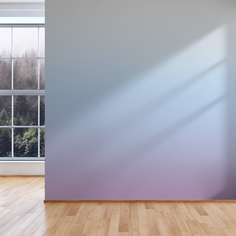 3 Color Ombré - Lilac - Trendy Custom Wallpaper | Contemporary Wallpaper Designs | The Detroit Wallpaper Co.