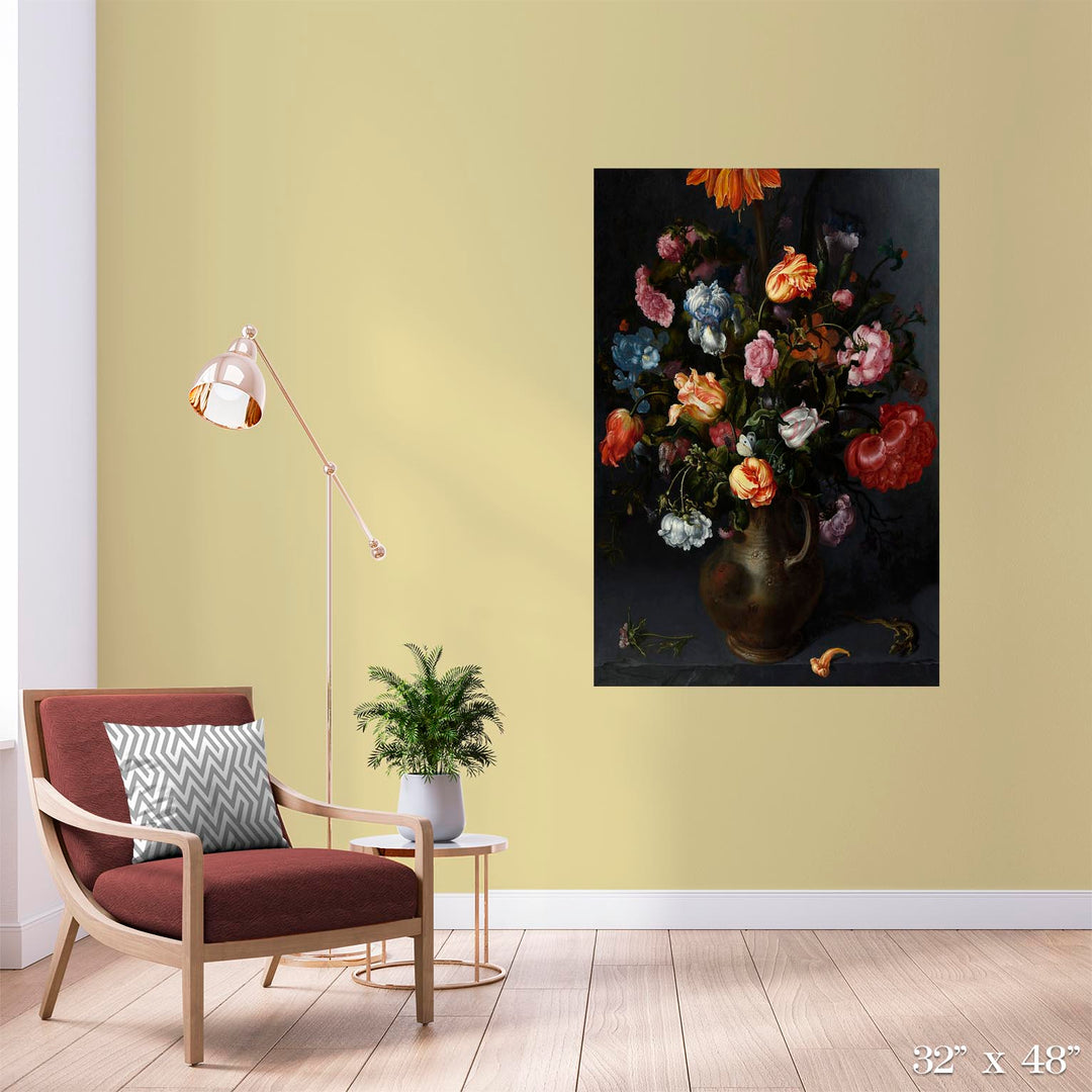 A Vase with Flowers Colossal Art Print