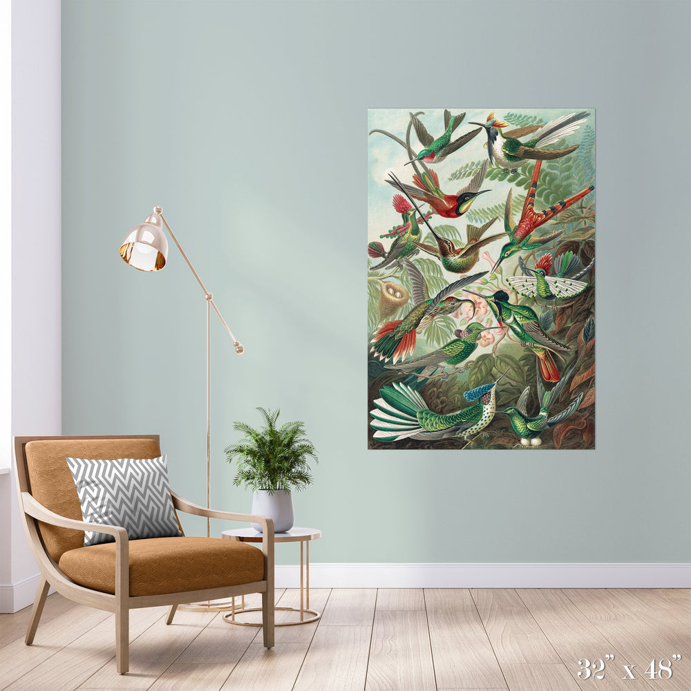 Bird Study Colossal Art Print - Trendy Custom Wallpaper | Contemporary Wallpaper Designs | The Detroit Wallpaper Co.