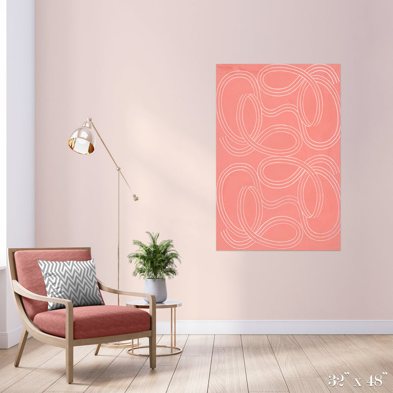 Candy Swirl Colossal Art Print - Trendy Custom Wallpaper | Contemporary Wallpaper Designs | The Detroit Wallpaper Co.