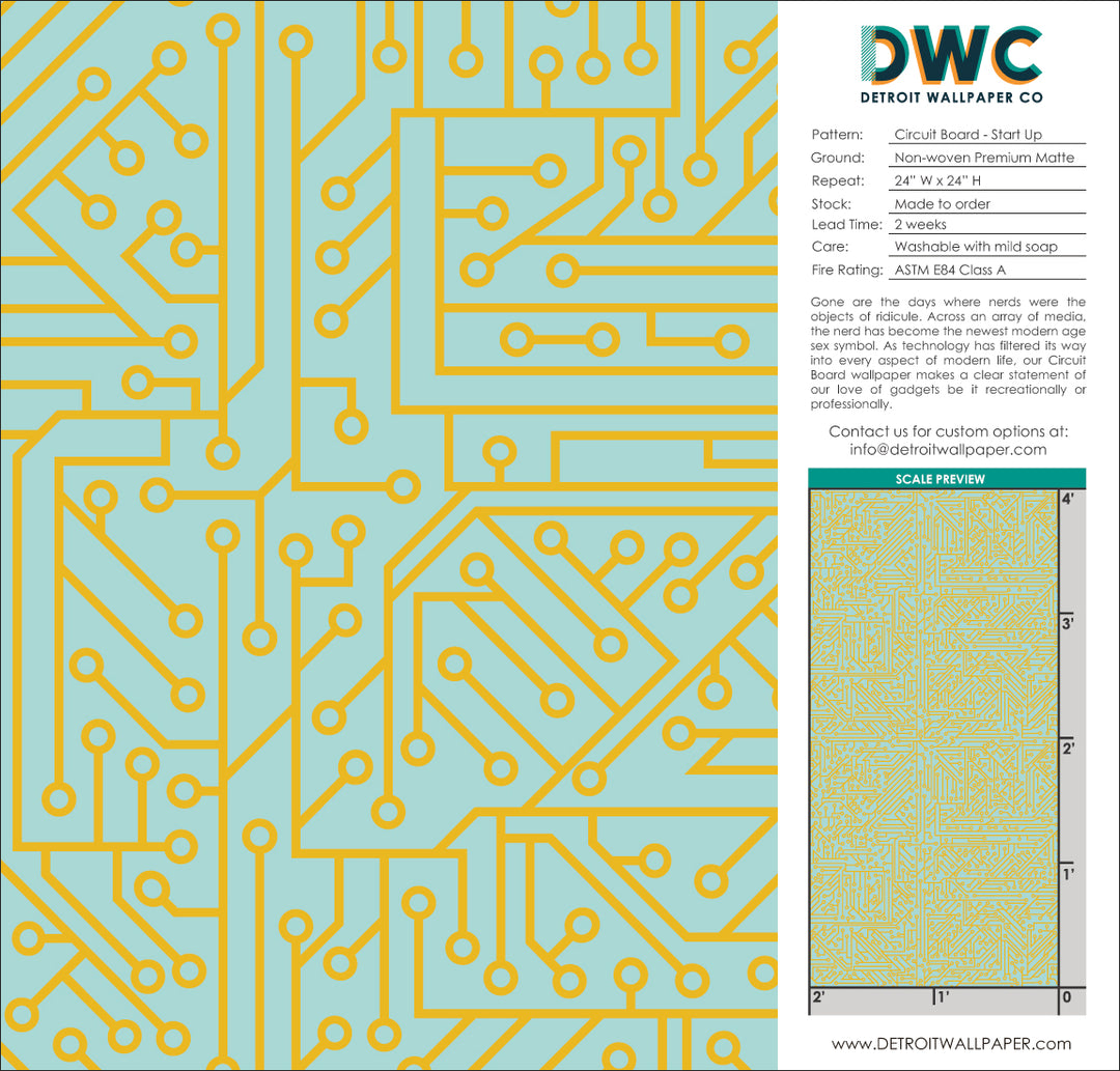 Circuit Board - Start Up <br> Wallpaper