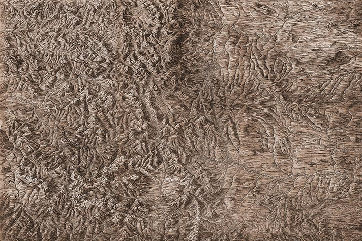 Colorado Topography Mural <br> Great Wall - Trendy Custom Wallpaper | Contemporary Wallpaper Designs | The Detroit Wallpaper Co.
