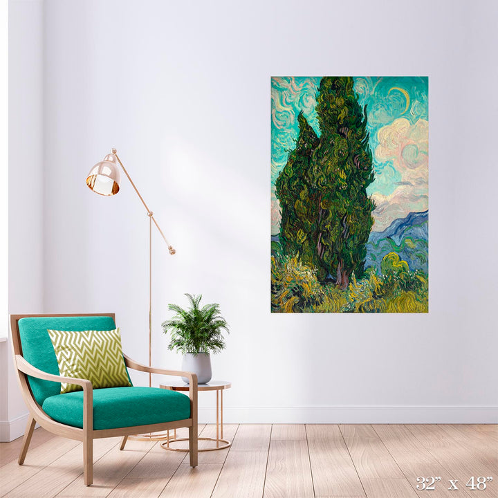 Cypresses Colossal Art Print