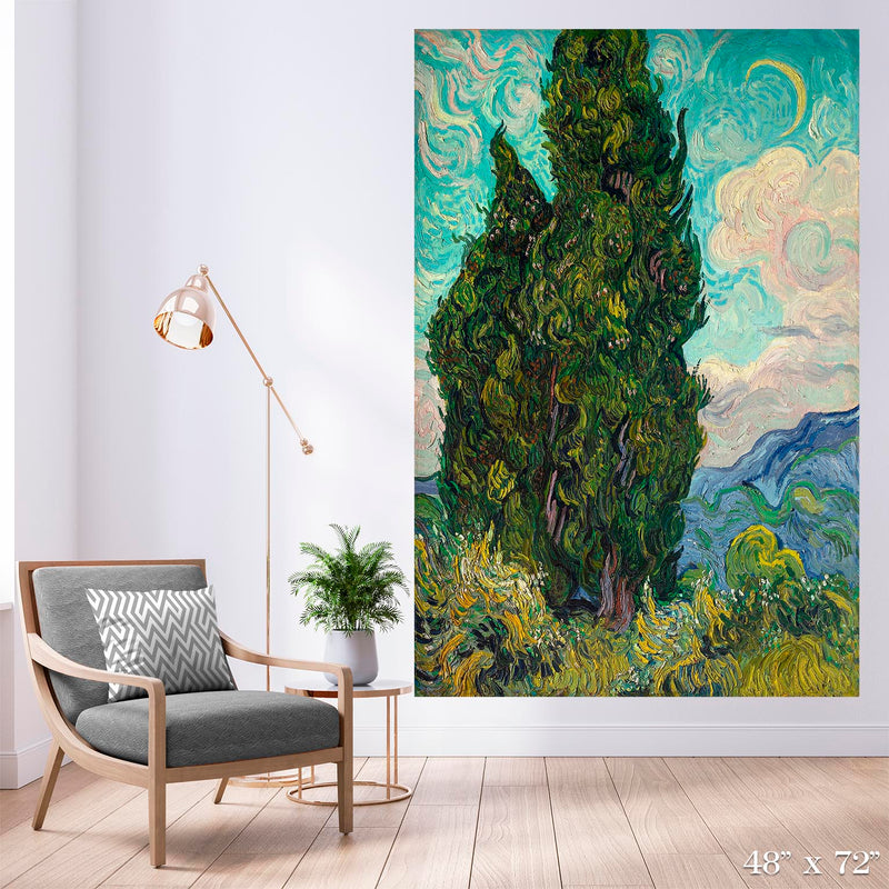 Cypresses Colossal Art Print
