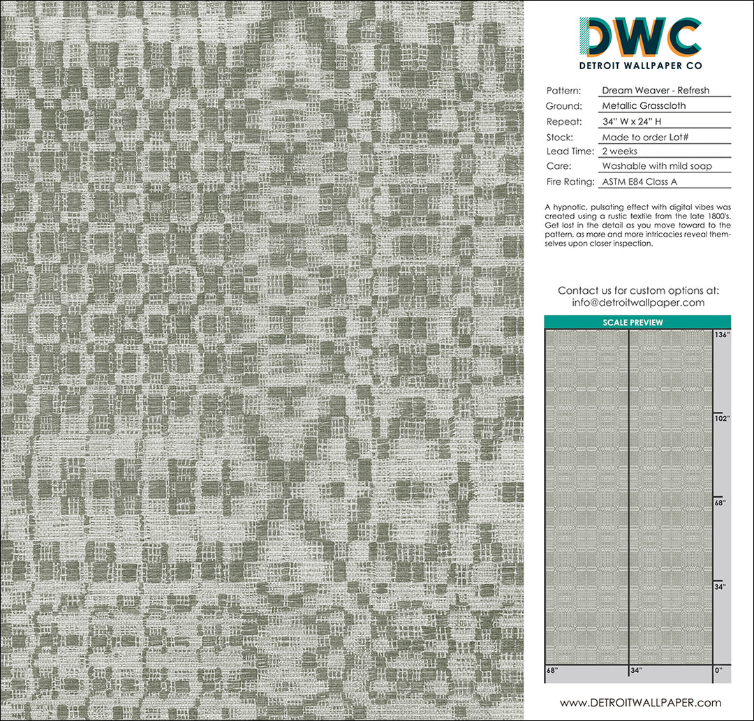 Dream Weaver - Refresh Grasscloth Wallpaper