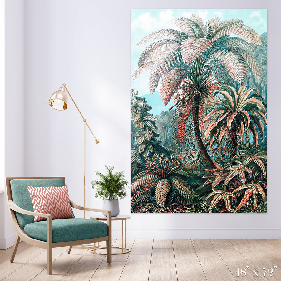 Fern Forest Colossal Art Print - Trendy Custom Wallpaper | Contemporary Wallpaper Designs | The Detroit Wallpaper Co.
