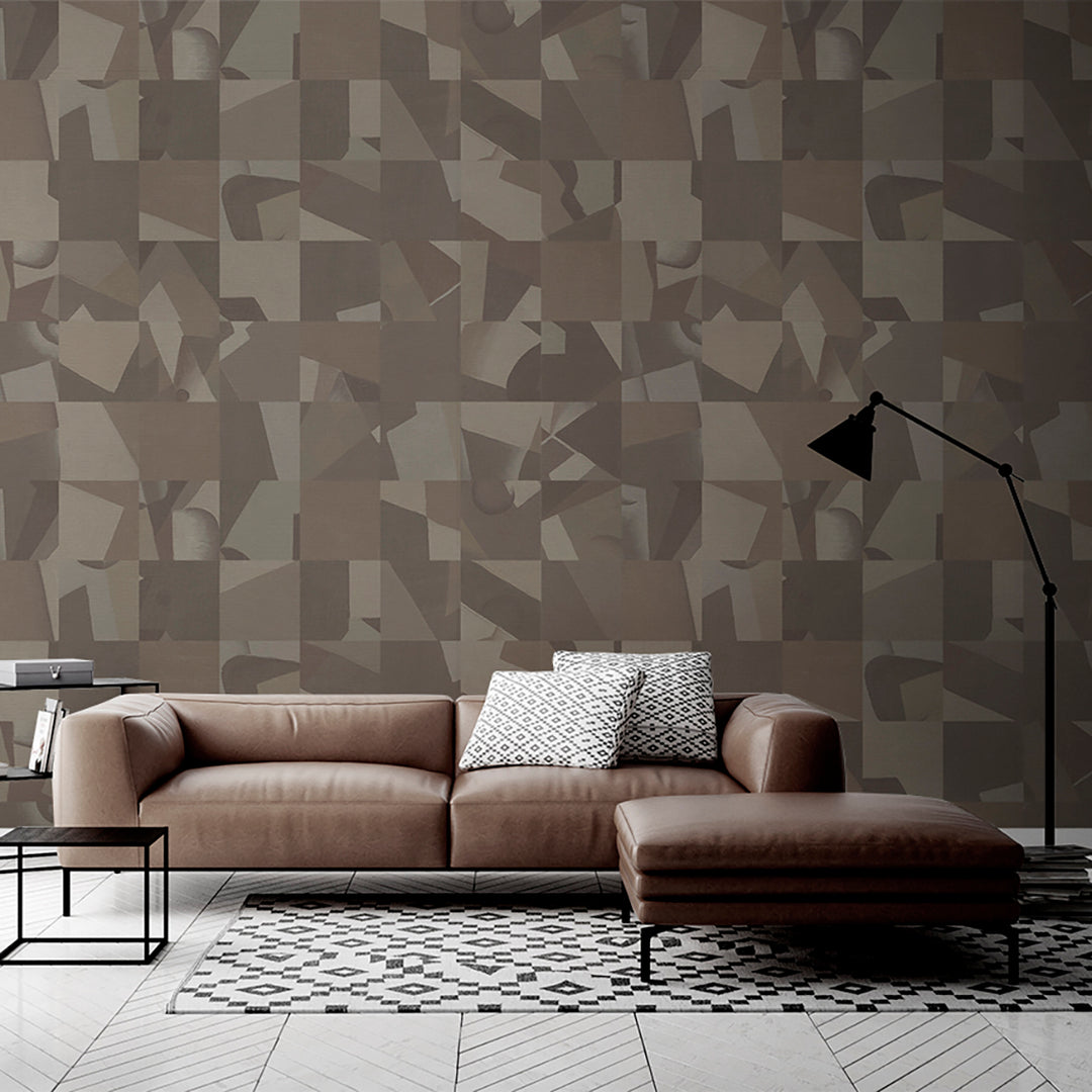 Fever - Cacao Grasscloth Wallpaper