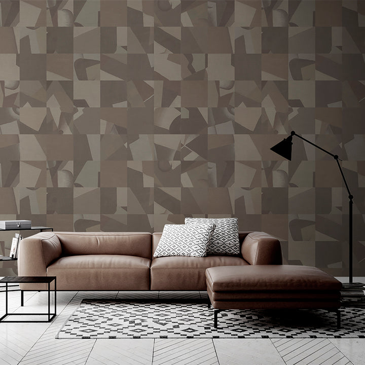 Fever - Cacao Grasscloth Wallpaper