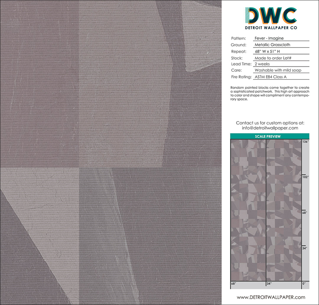 Fever - Imagine Grasscloth Wallpaper