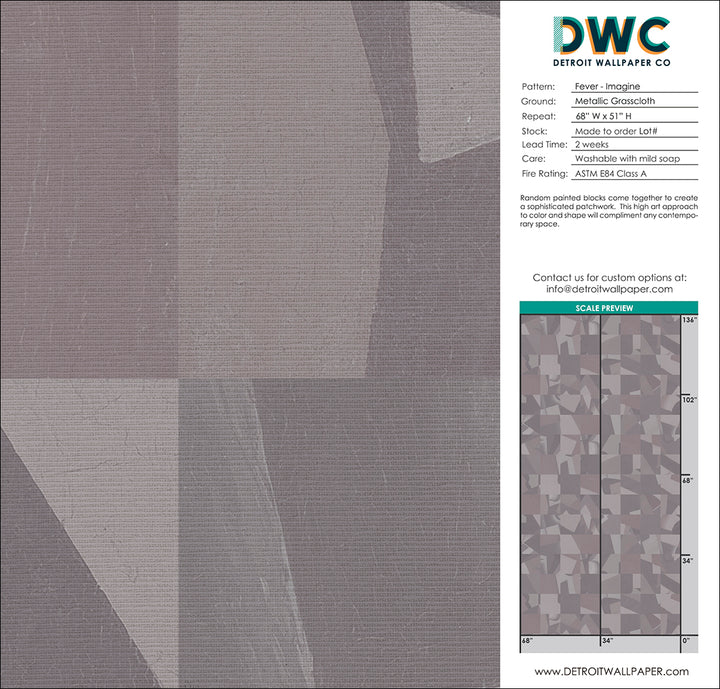 Fever - Imagine Grasscloth Wallpaper
