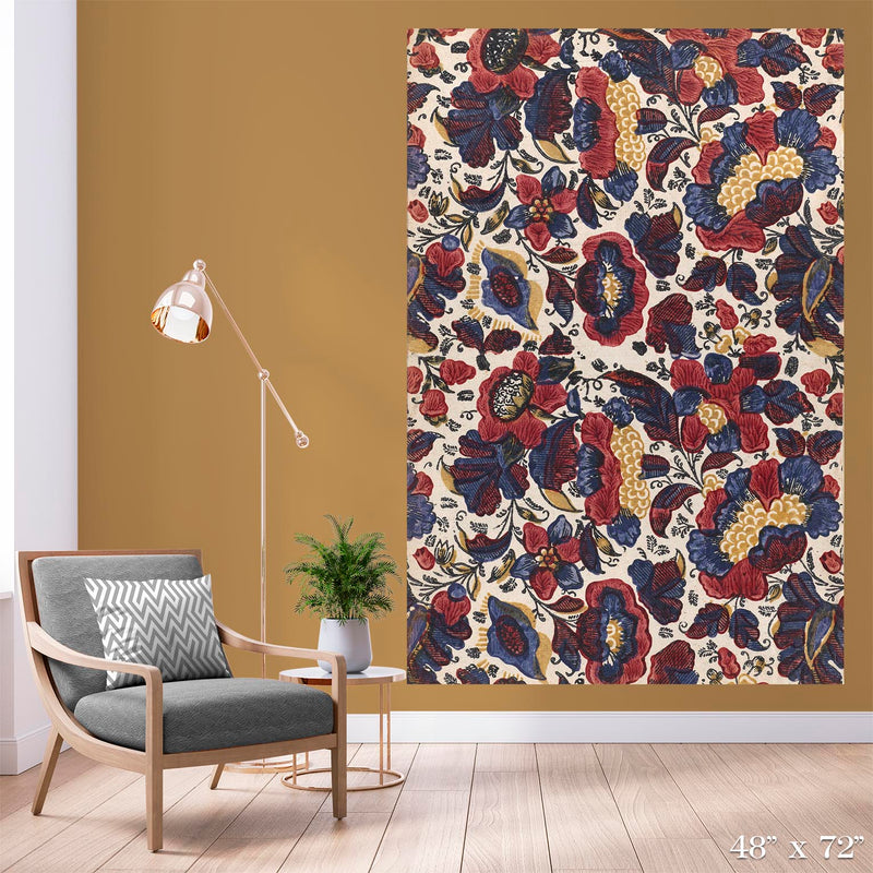 Floral Relief Colossal Art Print