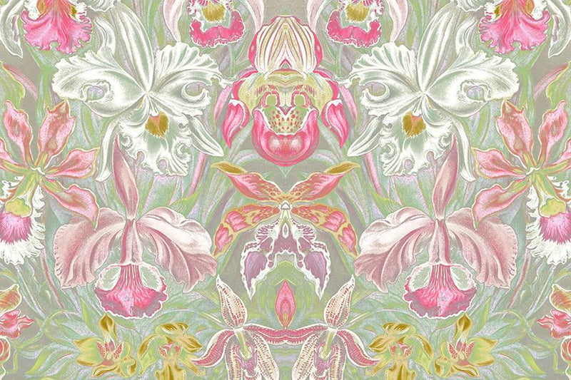 Floral Fantasy Mural <br> Great Wall - Trendy Custom Wallpaper | Contemporary Wallpaper Designs | The Detroit Wallpaper Co.