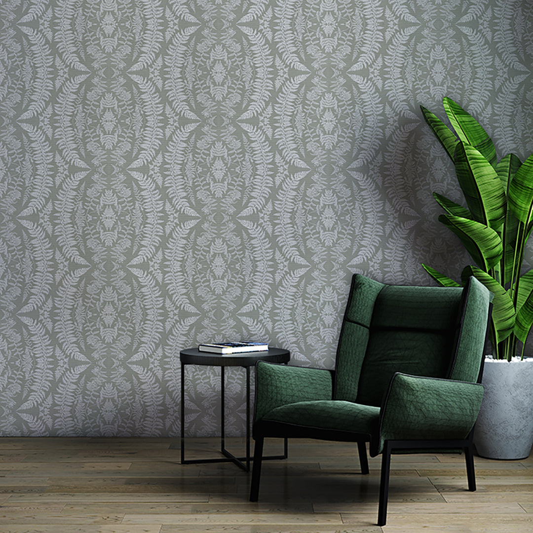 Frond - Glade Grasscloth Wallpaper
