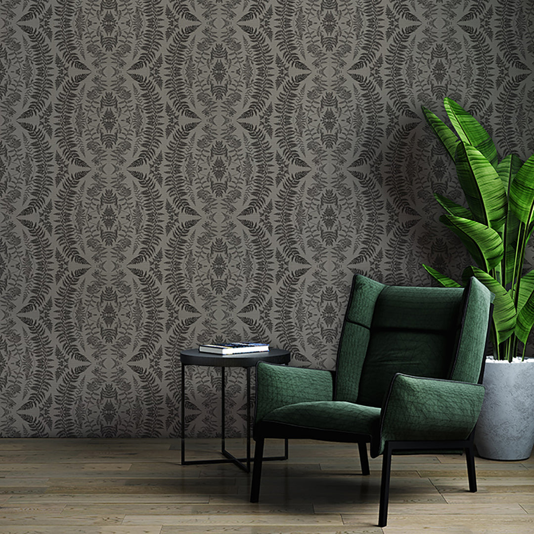 Frond - Pressed Grasscloth Wallpaper