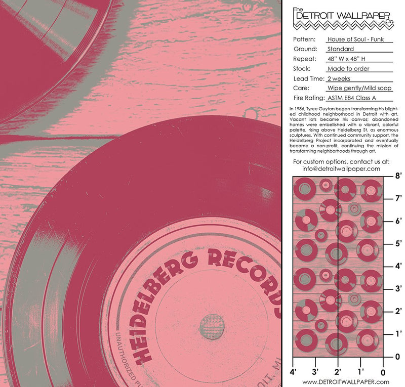 House of Soul - Funk <br> Heidelberg Project - Trendy Custom Wallpaper | Contemporary Wallpaper Designs | The Detroit Wallpaper Co.