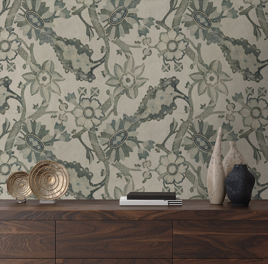 Imperial Villa - Historic Grasscloth Wallpaper