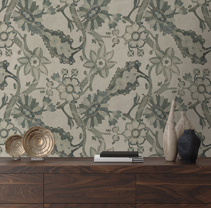Imperial Villa - Historic Grasscloth Wallpaper