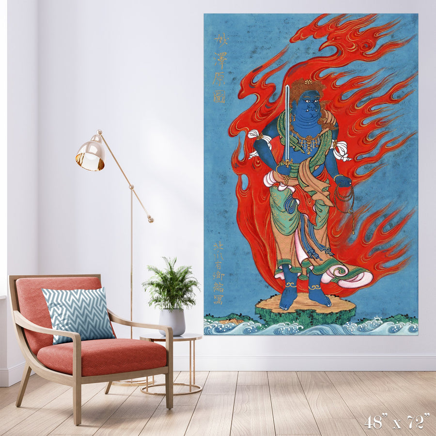 Phoenix Colossal Art Print - Trendy Custom Wallpaper | Contemporary Wallpaper Designs | The Detroit Wallpaper Co.