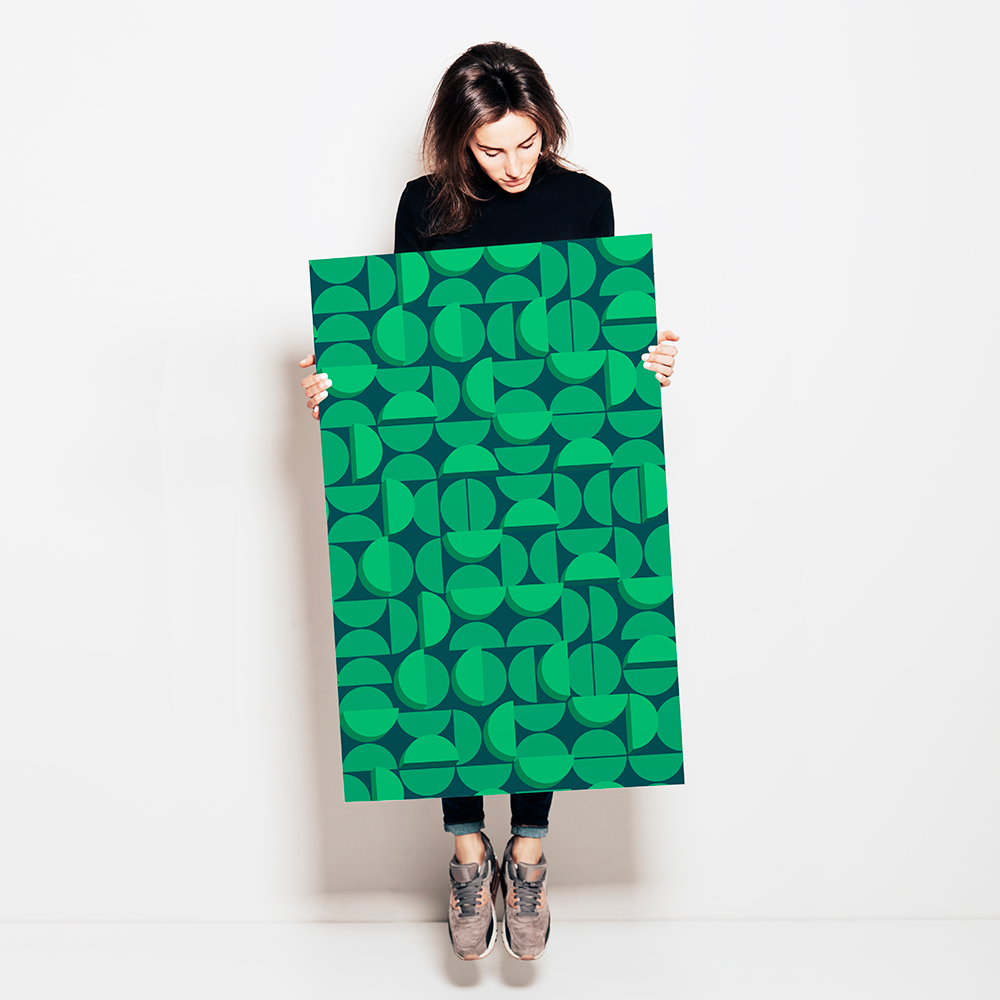 Half Moon - Waning - Trendy Custom Wallpaper | Contemporary Wallpaper Designs | The Detroit Wallpaper Co.