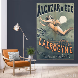 La Aerogyne Colossal Art Print - Trendy Custom Wallpaper | Contemporary Wallpaper Designs | The Detroit Wallpaper Co.