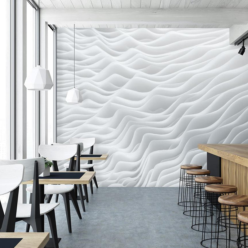 Lamellae Mural <br> Great Wall - Trendy Custom Wallpaper | Contemporary Wallpaper Designs | The Detroit Wallpaper Co.