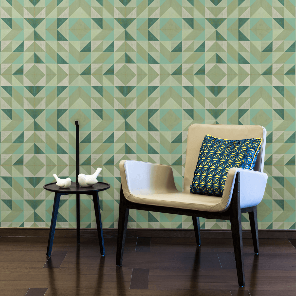 Lively Mint Wallpaper – The Detroit Wallpaper Co.