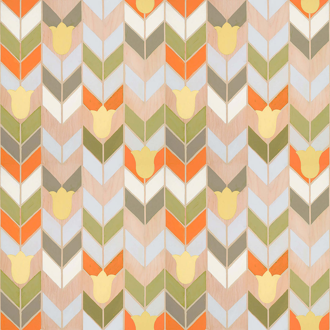 Mirthful Chevron <br> Mirth Studios - The Detroit Wallpaper Co.