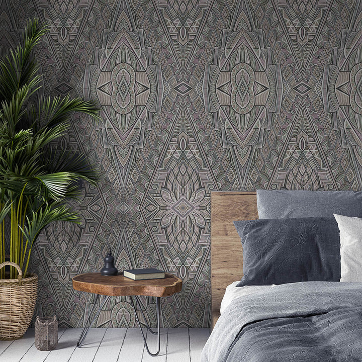 Maasai - Celebration Grasscloth Wallpaper