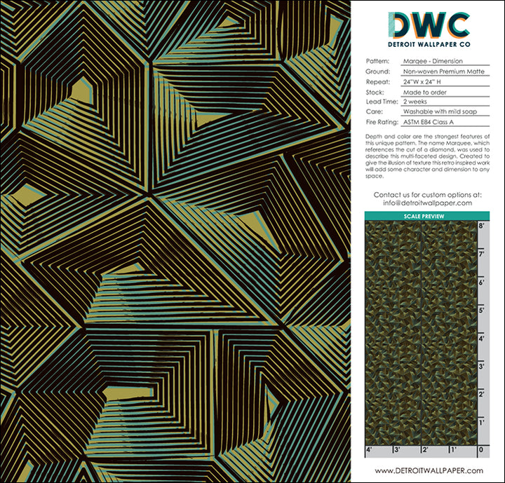 Marquee - Dimension - The Detroit Wallpaper Co.