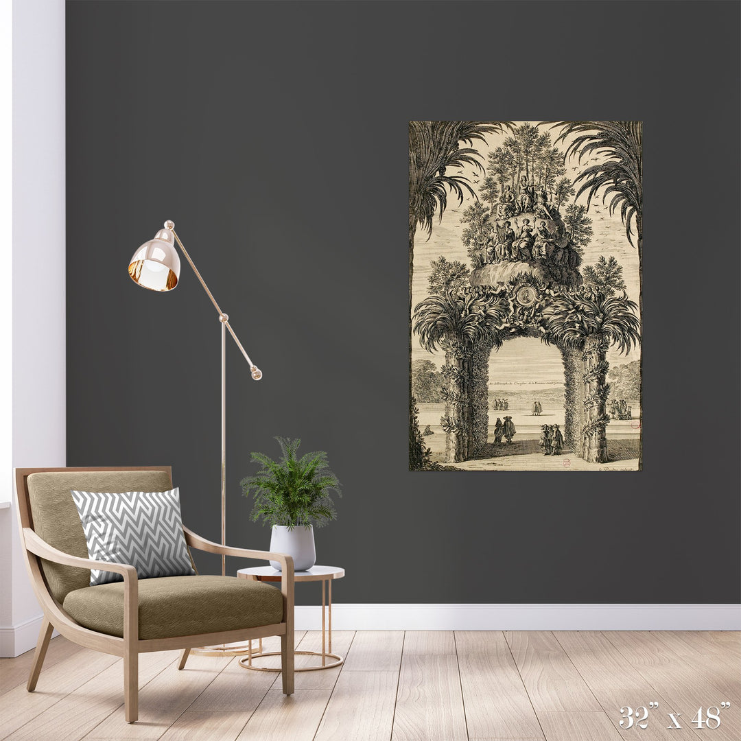 Muses Colossal Art Print - Trendy Custom Wallpaper | Contemporary Wallpaper Designs | The Detroit Wallpaper Co.