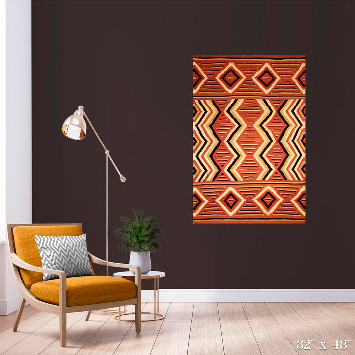 Navajo Wearing Blanket Colossal Art Print