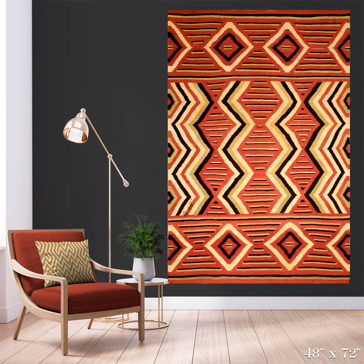 Navajo Wearing Blanket Colossal Art Print