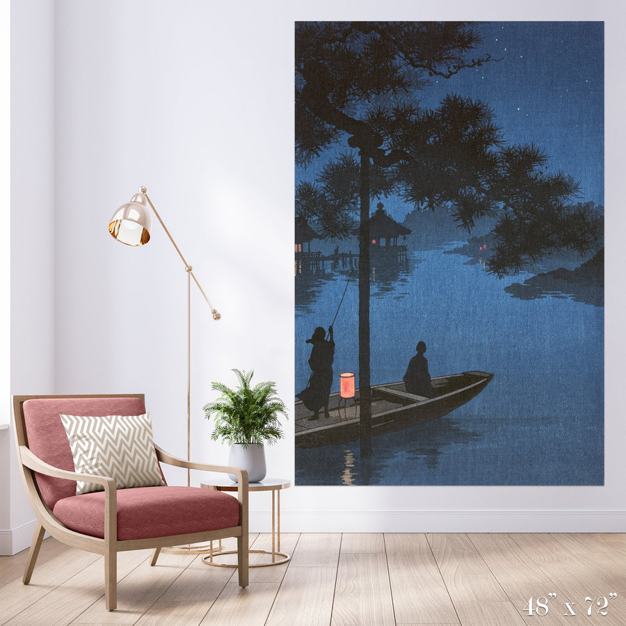 Night Colossal Art Print - Trendy Custom Wallpaper | Contemporary Wallpaper Designs | The Detroit Wallpaper Co.