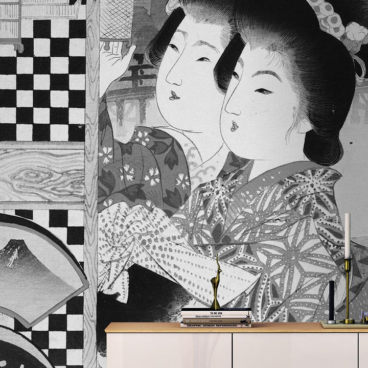 Night of Joy Mural <br> Great Wall - Trendy Custom Wallpaper | Contemporary Wallpaper Designs | The Detroit Wallpaper Co.