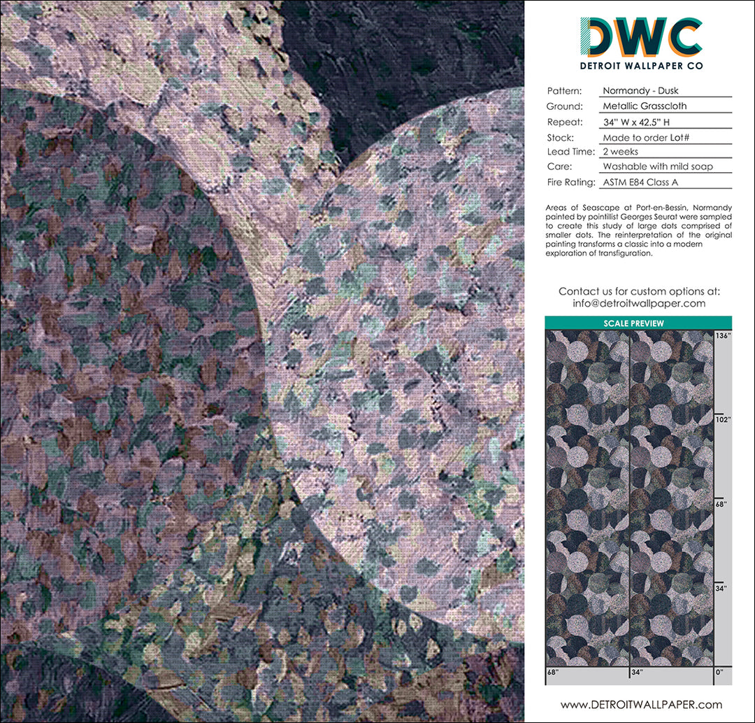 Normandy - Dusk <br> Grasscloth
