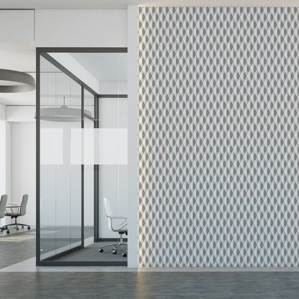 Origami - Cool Blue - Trendy Custom Wallpaper | Contemporary Wallpaper Designs | The Detroit Wallpaper Co.