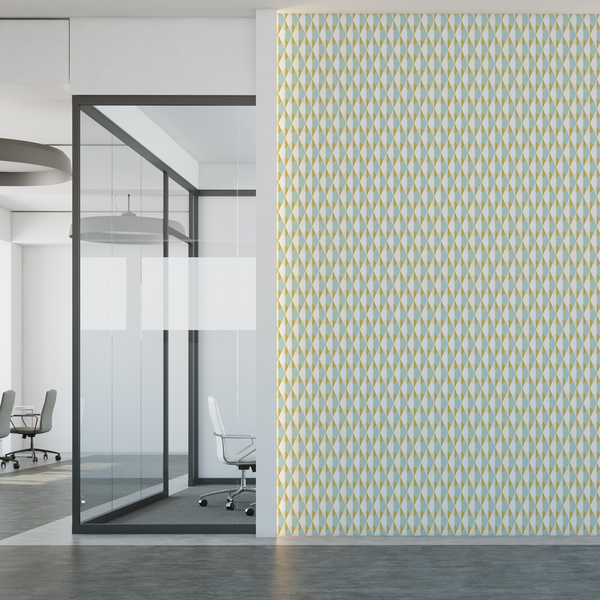 Origami - Mustard - The Detroit Wallpaper Co.