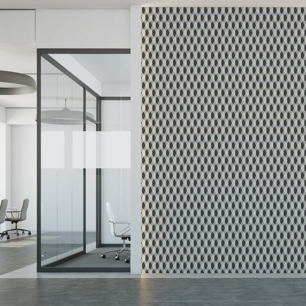 Origami - Slate - Trendy Custom Wallpaper | Contemporary Wallpaper Designs | The Detroit Wallpaper Co.