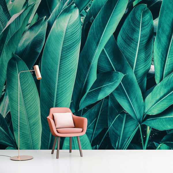 Palm Party <br> Great Wall - Trendy Custom Wallpaper | Contemporary Wallpaper Designs | The Detroit Wallpaper Co.