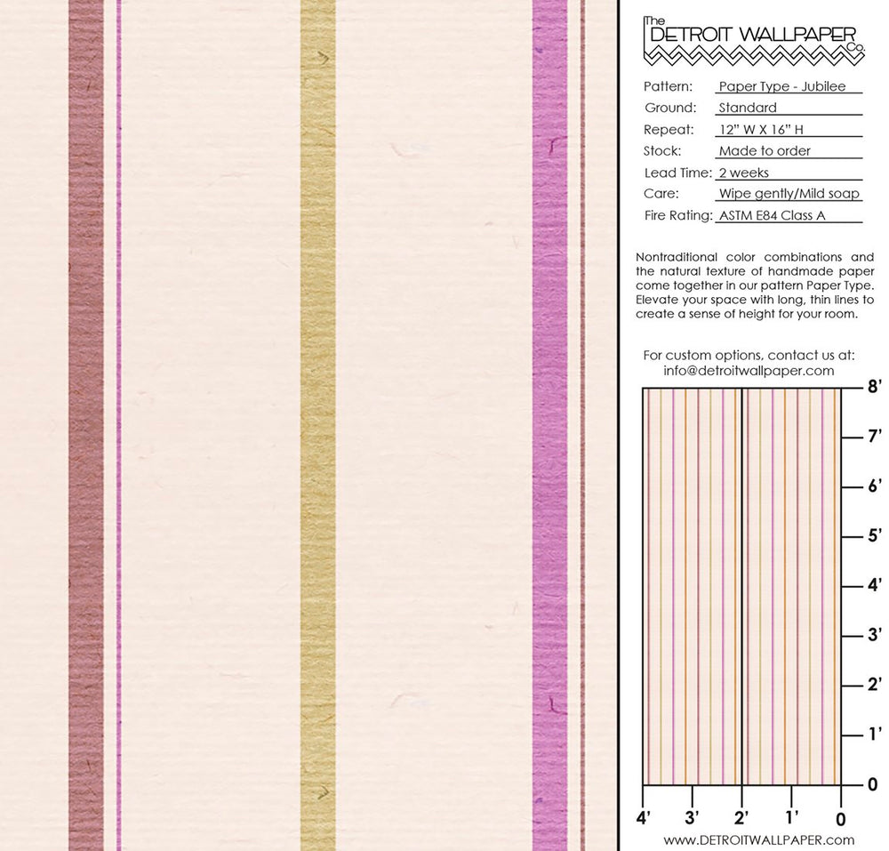 Paper Type - Jubilee - Trendy Custom Wallpaper | Contemporary Wallpaper Designs | The Detroit Wallpaper Co.