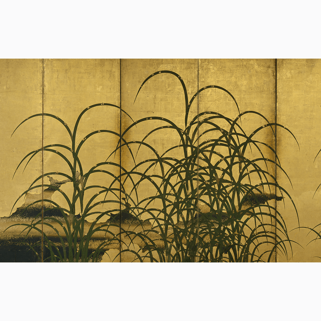 Pampas Grass, ca. 1615 <br> Detroit Institute of Arts - The Detroit Wallpaper Co.