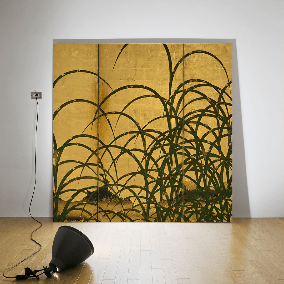 Pampas Grass, ca. 1615 <br> Detroit Institute of Arts - The Detroit Wallpaper Co.