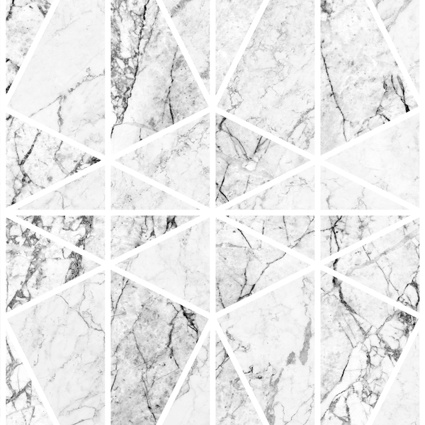 Prism - Carrara - The Detroit Wallpaper Co.