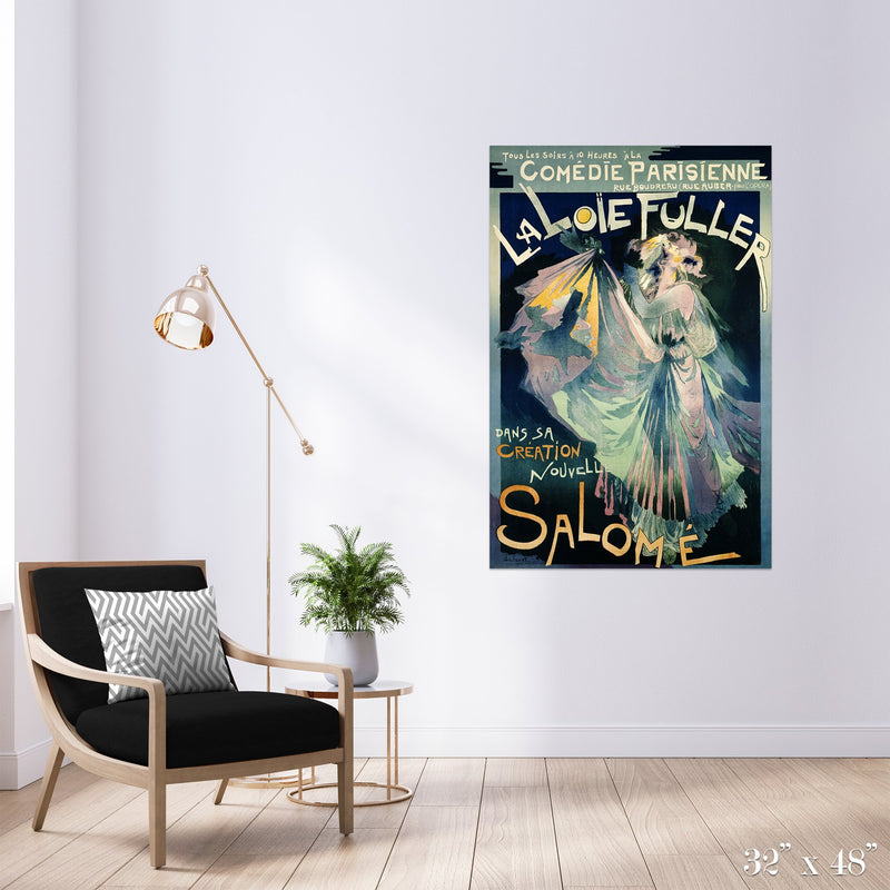 Salomé Colossal Art Print - Trendy Custom Wallpaper | Contemporary Wallpaper Designs | The Detroit Wallpaper Co.