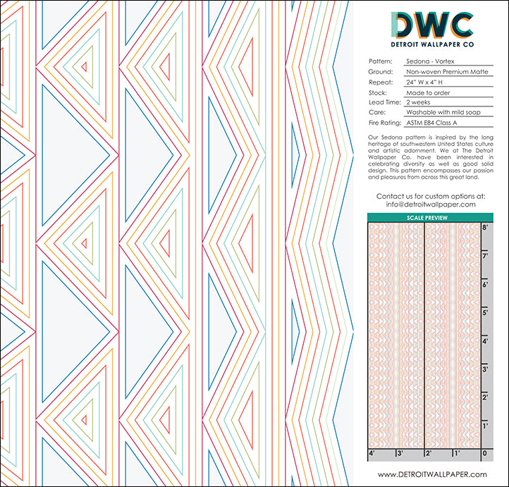 Sedona - Vortex - The Detroit Wallpaper Co.