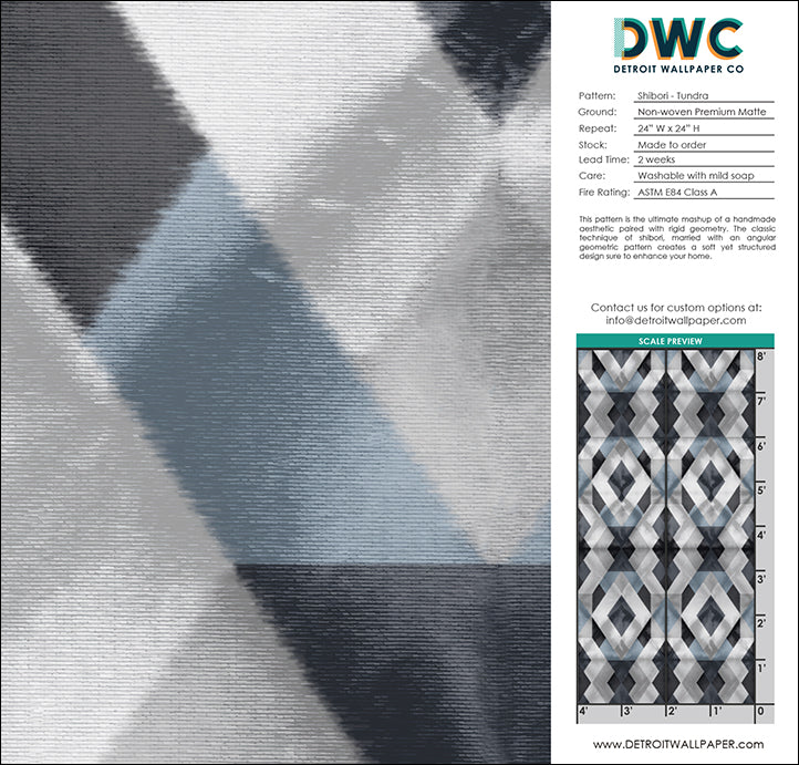 Shibori - Tundra <br> Wallpaper