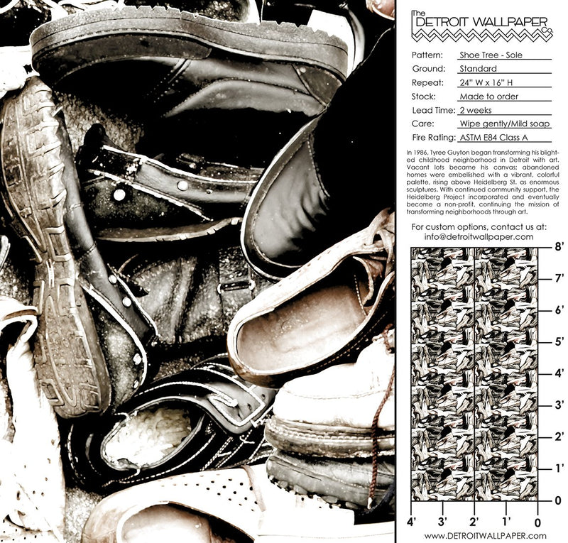 Shoe Tree - Sole <br> Heidelberg Project - The Detroit Wallpaper Co.